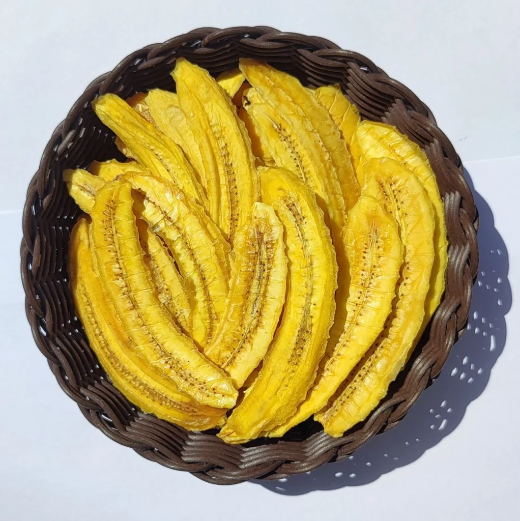 تصویر بسته موز خشک طبیعی گلباران