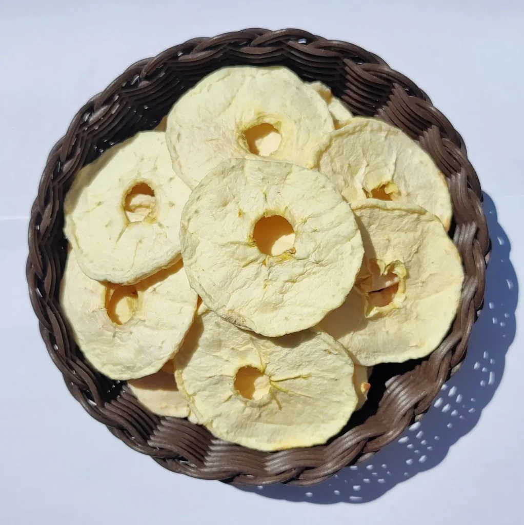 تصویر بسته سیب خشک اسلایس شده گلباران